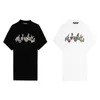 Дизайнерская модная одежда Футболки Футболка Palms 20ss цветная футболка с надписью «бабочка» с коротким рукавом для мужчин и женщин Роскошная уличная одежда Повседневная спортивная одежда Топы на продажу Ангелы