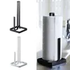 Toilet Paper Holders Kitchen Roll Paper Towel Holder Bathroom Tissue Stand Black And White Napkins Rack Home Kitchen Storage Accessories 230504