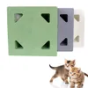 Leksaker automatisk kattfjäder leksak självspel träning leksaker för katt som retar katt stick spel elektrisk katt leksak interaktiv kvadratmagi