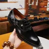 Büyük Boyut 6-11 Oxfords Deri Erkek Ayakkabı Bütün Kesim Moda Sıradan Noktalı Ayak parmağı Formal İş Erkek Düğün Tasarımcısı Lüks Elbise Ayakkabı