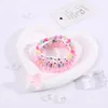 Strand Makersland 4pcs/set fofo Love Heart Letter Breaded Breaded para meninas Acessórios de crianças amizades Jóias