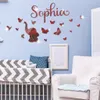 Wallpapers cartoon dieren kinderen muursticker acryl spiegel olifant dierenjongen meisje baby slaapkamer muur stickers muurschildering decoratie wallstickers 230505