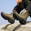 Men Large Size 48 Cotton Shoes Fashion Winter Warm Outdoor Hiking Shoes Warm Casual Military Boots Male Army Combat Boots