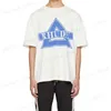 メンズTシャツデザイナーファッション服TシャツRhude Triangleバナー