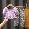 Комплекты одежды для детских девчонка для детской одежды наборы одежды для детской одежды для детской одежды для девочек для девочек детской одежды 2 3 5 6 наборов по случаю дня рождения 230505