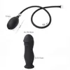 Sex Toy Massager Inflatable Huge Anal Butt Plug Women Vaginal Dilator Expandable Silicone Prostate Men Toys