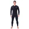 Гростевые категории Drysuits 2 мм неопреновой резиновый костюм для погружений мужской сплит сгущенным теплым серфингом передняя молния