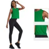 T-shirts en plein air NWT Séchage rapide Coton Fitness Gym Sport Crop Tops Femmes Anti-sueur Loose Fit Yoga Running Sexy Débardeur Gilet Sportswear 230505