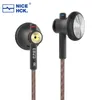 Słuchawki telefonu komórkowego Nicehck EB2S 35 mm 44 mm metal CNC HiFi Earbud 154 mm LCP Dynamic Music Woków Warunkowy zestaw słuchawkowy HD B40B70EBX21 230505