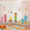 Обои новые красочные мультипликационные карикатуры маленький городк наклейки на стенах экологически чистые наклейки качество ПВХ обои для детской комнаты
