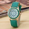 Orologi da polso Top Geneva Classic Women Golden Flower Crown Double Color Orologio da polso Girl Fashion Quartz