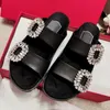 Flipers femininos de alta qualidade Top Sandals de luxo de luxo