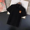 T-shirt da uomo estiva moda polo firmata burbrerys Bur berryRisvolto Manica corta Polo grande da uomo T-shirt TAGLIA M - 4XL