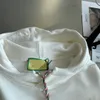 Męskie bluzy bluzy Nowy żakard list z dzianiny sweter w jesieni zima 2023 Maszyna dziania niestandardowa Jnlarged Detail Crew Szyj bawełniana
