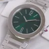 Fashion Women عالي الجودة Quartz Watch 33mm 316L من الفولاذ المقاوم للصدأ DIAL أخضر مستورد الحركة الأصلية عالي الجودة المصمم الرياضي مراقبة هدية