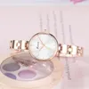 Polshorloges kimio merk eenvoudige dames kwarts horloges mode goud grote dial jurk horloge