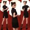 Vêtements ethniques Cheongsam 2023 été avant fente Style court amélioration de la mode jeune fille petit parfum vent jupe quotidienne