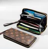 Portefeuille imprimé à glissière pour femmes Simple nouveau Style coréen à la mode Long sac de téléphone portable porte-cartes dame portefeuilles à main