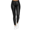 Leggings pour femmes pantalon de crayon pour femmes FAUX TOX Long pantalon décontracté sexy ajustement serré