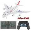 Aircraft Modle Airbus A380 RC Airplane Drone Toy Remote Control Plane 2.4G Fixed Wing Plane Outdoor Aircraft Model For Children Boy Aldult Gift 230504