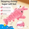 Toys New Pet Electric Toys Shrimp Moving Simulation Lobster Electronic Plush Jumping Toys For Dogs Cats Stuffed Pet Supplies Hot 2022
