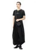 Herenbroek 2023 Men kleding eenvoudige yamamoto-stijl mode bloeiers geplooide curve samurai kendo grote zoom plus size kostuum 27-46