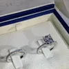 Fedi nuziali Set di fidanzamento con zircone goccia d'acqua semplice per le donne con micro pavé regalo di gioielli femminili a forma di pera carino 230505