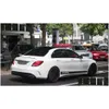 Bilklistermärken 2st/Set Edition Side Kirt Decoration Sticker för Benz C Class W205 C180 C200 C300 C350 C63 AMG Drop Delivery Mobiles Dhmok