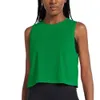 T-shirts en plein air NWT Séchage rapide Coton Fitness Gym Sport Crop Tops Femmes Anti-sueur Loose Fit Yoga Running Sexy Débardeur Gilet Sportswear 230505