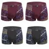 Underpants 4 Pcs/Lot Big Size Men Underwear Boxer Briefs Boy Panties Homme Undies Bottom Shorts Sexy Knickers Modal Bamboo Fiber