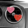 Ulepszenie 2pcs miłosne serce powietrze odświeżacz Diamentowy samochód perfumy zapach aromaterapia zapach zapach dyfuzor auto stylizacja akcesoria samochodowe