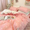 Sängkläder sätter grön vit checkerbräda sängkläder set geometri täcke täcke platt ark täcke täcke täcke kudde säng sängkläder hem textil 230504