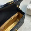 Tasarımcı Kadın Kanal CF Zincir Çantası 20cm En Kaliteli Lady Lüks Marka Moda Omuz Tote Crossbody Çanta Vintage Klasik Zarf Çanta Cüzdan