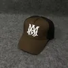 Nowy haft haftowy Listy męskie i damskie Am Sunshade Baseball Cap Truck Fashion
