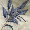 Flores decorativas Plantas artificiais folha de pétala de pêssego decorar