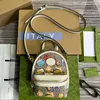 7A Zwierząt Wydrukowano Mini Torba Na Ramię Torebki Kobiety Projektant Torebki Torebka Wysokiej Jakości Sprzętu Łańcucha W Nowym Stylu Crossbody Torby 726843 Pakiet Kolekcja