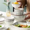 Plates Nordic Ceramic Set Wedding Chinese Dessert Salad Sushi Dinner Serving Plate Japanese Talerze Obiadowe Kitchen Tableware