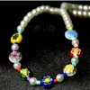 Choker Chokers Luokey coloré marguerite perles collier pour femmes bohème Vintage perle femme fête mariage Boho bijoux 2023