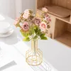 Decoratieve bloemen Mooie nep Rose Flower Langdurige faux geen water gevende indoor ornament simulatie Bouquet DIY