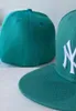 2023 Baseball masculin Full Fermed Caps Summer Navy Blue Letter Bone Men Femmes Black Color toutes les 32 équipes Casual Sport Flat Fitted Hats "NY" New York Mix Colors A14