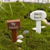 Garden Decorations Micro Landscape Decoration Forest Guide Sign Mini Miniature Ornament Diy Scenery BJStore