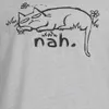 Cat Nobody Freakin Cares Cat manches courtes pour hommes est des t-shirts graphiques, paquet de 2