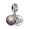 925 Sterling Silver Pandora Charming Castle Princess Hot Air Balloon Silver Pendant Beads Suitable for Original Bracelet Necklace DIY Jewelry Fashion Accessories