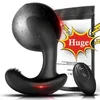 Sex Toy Massager Huge Inflatable Vibrating Butt Plug Male Prostate Wireless Remote Control Anal Expansion Vibrator Toys for Men Gay