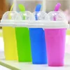 Ice Cream Tools Silicone Quick Slushy Maker Cup Ice Cream Maker Cup DIY Homemade Durable Squeeze Quick Cooling Cup Milkshake Bottle Smoothie Cup 230504