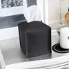 Tissue Boxes Napkins Creative Bedroom Living Room Leather Tissue Box Large Bathroom Kitchen Roll Paper Storage Case Napkin Holder Home Car Decoration Z0505