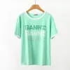 2024 Fashion charm summer new Ga ni Womens t shirt Designer Shirts branded Womens Casual printed green color Loose Womens Short Sleeve t shirt tees tops for women