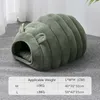 Cat Beds Sell Collapsible Bed Pet Winter Plush Cat's House For Indoor Dogs Kennel Mat Small Dog Warm Cave Sleeping Bag Products