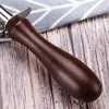 Ice Cream Tools Redwood Stainless Steel Ice Cream Scoop Tool Cookie Scoop Icecream Spoon Kitchen Gadgets Sticks Potatoes Watermelon Fruit Padauk 230504