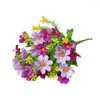 Dekoratif Çiçekler 30/53cm Küçük Daisy Papatya Yapay Çiçek Küçük Buket Ev Eve Süs Süs Süs
